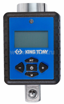 Динамометрический адаптер серии "DIGITAL", 1/2", 40-200 Нм, кейс KING TONY 34407-1A
