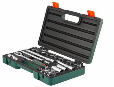 Набор головок торцевых Super Tech 1/2 DR с аксессуарами, 27 предметов Jonnesway S68H4127S
