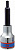 Насадка (бита) торцевая 1/2", TORX, T50, L = 80 мм, с отверстием 403750 King Tony