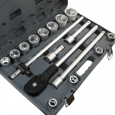 Набор торцевых головок 3/4" 6 гр.19-50 мм, 17 пр. GARWIN PRO 