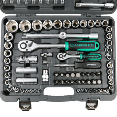 Набор ручных инструментов 1/4" и 1/2" 6 гр. 108 предметов GARWIN PRO