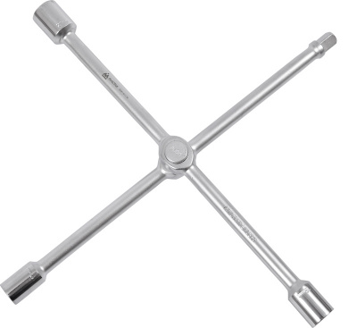 Ключ балонный крестообразный складной 1/2", 400 мм, 17х19х21 мм 028-41179 Мастак