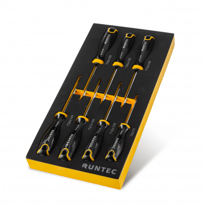 Набор отверток  S2 TORX в ложементе EVA, 7 предметов RUNTEC