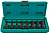 Набор ударных головок Torx 1/2DR , Т30 - T80, 78 мм, 8 предметов Jonnesway