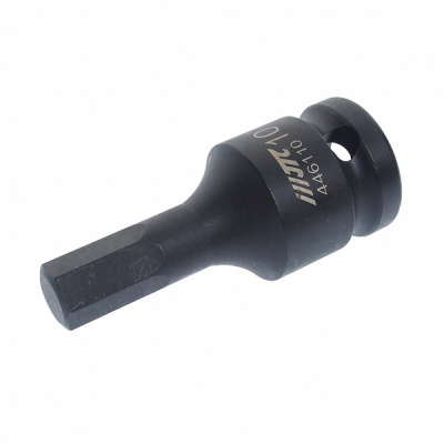 Головка ударная HEX 1/2"  H-10, диаметр 25, длина 60мм  JTC-446110