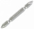 Вставка (бита) торцевая 1/4", Phillips, PH1, L = 45 мм, двухсторонняя, для шуруповерта KING TONY 134501P
