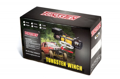 Лебедка для внедорожника Tungsten T9500 тяговое усилие 950Lb/4310 кг, МЕТАЛЛИЧЕСКИЙ трос ORT