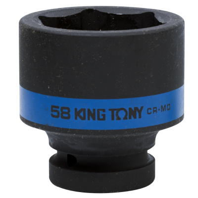Головка торцевая ударная шестигранная 1", 58 мм 853558M King Tony