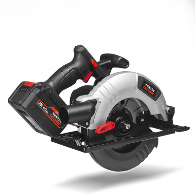 Пила циркулярная аккумуляторная 190*30 мм, 20В, 2*4Ач, 1000Вт  RUNTEC TECHNIC