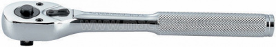 Трещотка 3/8", 200 мм, 32 зубца, флажковая с кнопкой 3761-08F King Tony