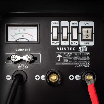 Пуско-зарядное устройство 12/24 В, 560 А,220 В ENERGY 600 RUNTEC 