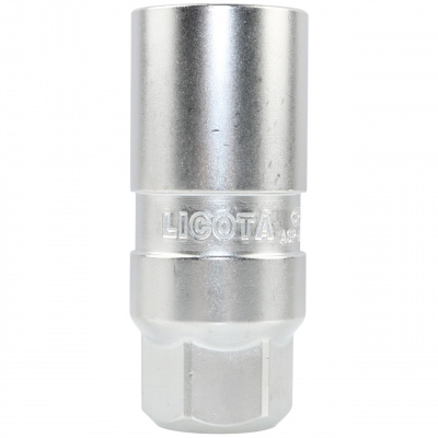 Головка, 3/8", 21 мм, торцевая, 6-гранная, глубокая, свечная Licota