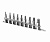 Набор бит-головок 1/2 TORX T20-T60 9 предметов JTC-H409T