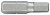 Вставка (бита) торцевая 1/4", HEX, 1.5 мм, L = 25 мм 102515H King Tony
