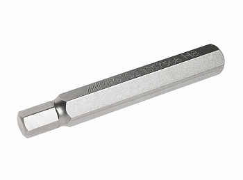 Бита HEX H8х75мм 10мм удлиненная S2 JTC-1357508