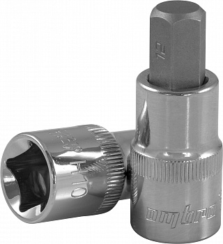 Насадка торцевая Ombra 1/2"DR с вставкой-битой шестигранной, Н10