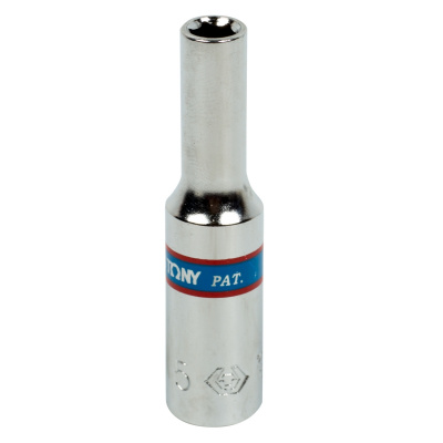 Головка торцевая глубокая шестигранная 1/4", 5 мм 223505M King Tony
