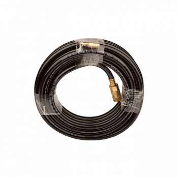 Шланг ПВХ (PVC) 8*13, 10 м, черный, БРС в комплекте, в бухте GARWIN PRO