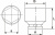 Головка торцевая 1/2 39 ударная L=48мм JTC-443839
