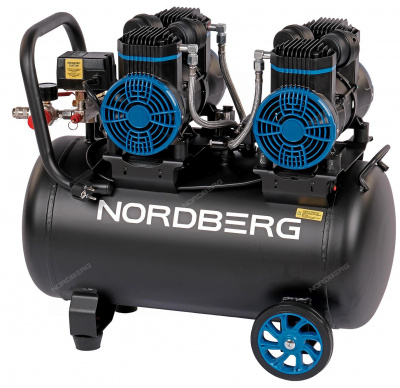 Компрессор безмасляный 220В, ресив. 50л, 500 л/мин NCEO50/500 NORDBERG
