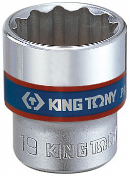 Головка торцевая стандартная двенадцатигранная 3/8", 14 мм 333014M King Tony
