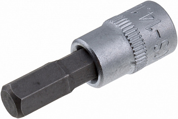 Торцевая головка короткая с битой 1/4"HEX H5, СТАНКОИМПОРТ