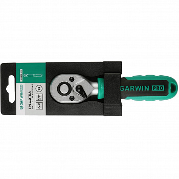 Трещотка, 3/8", 72 зубца GARWIN PRO 