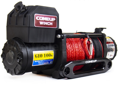 Лебедка электрическая  GIO 100S 10000 lbs (4535 кг) 12V STD (Синтетический трос) Comeup