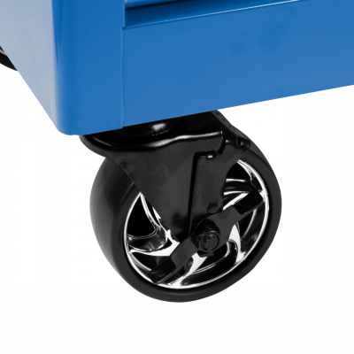 Тележка инструментальная, 7 выдвижных ящиков, "PROFESSIONAL", синяя KING TONY
