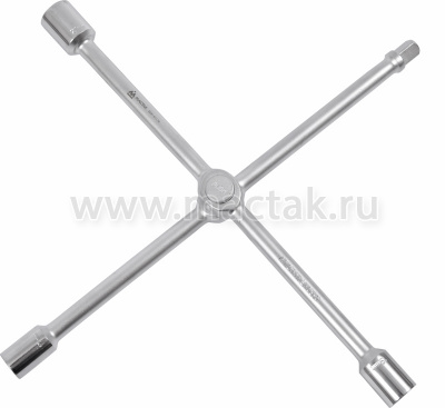 Ключ балонный крестообразный складной 1/2", 400 мм, 17х19х21 мм 028-41179 Мастак