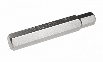 Бита HEX H12х75мм 10мм удлиненная S2 JTC-1357512