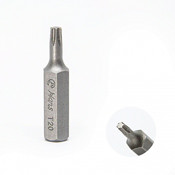 Бита короткая TORX на 5/16" T20 Hans