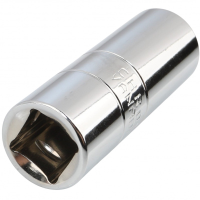 Головка, 1/2", 16 мм, торцевая, 6-гранная, свечная, резиновый фиксатор GARWIN PRO