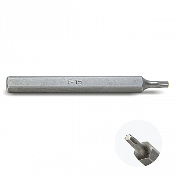 Бита короткая TORX на 5/16" T15 HANS