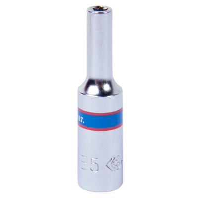 Головка торцевая Е-стандарт 1/4", E5, L = 50 мм 227505M King Tony