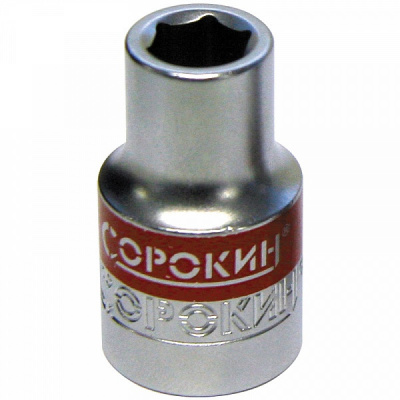 Головка 1/2", 7/16" шестигранная Сорокин