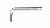 Ключ шестигранный с шаром М10, 170 мм Hans