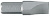 Вставка (бита) торцевая 5/16", Slotted, 12х2.0 мм, L = 36 мм 183612S King Tony