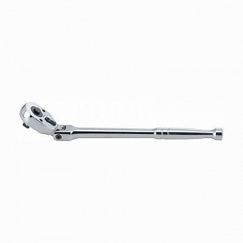 Трещотка 3/8", 290 мм, 32 зубца, флажковая с кнопкой, шарнирная 3781-11P King Tony