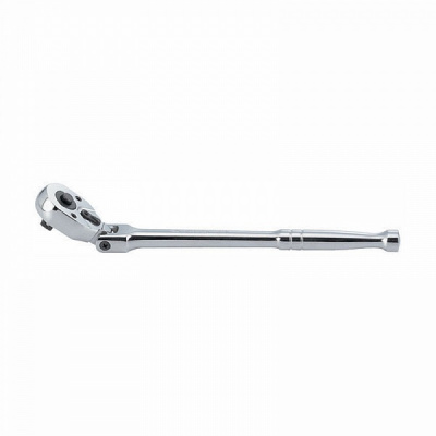 Трещотка 3/8", 290 мм, 32 зубца, флажковая с кнопкой, шарнирная 3781-11P King Tony