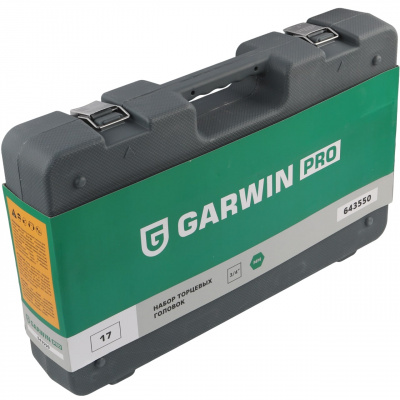 Набор торцевых головок 3/4" 6 гр.19-50 мм, 17 пр. GARWIN PRO 