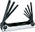 Складной набор шестигранных ключей TORX с отверстием, 8 предм. Hans