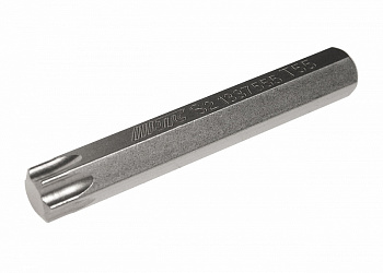 Бита TORX Т55х75мм 10мм удлиненная S2 JTC-1337555