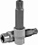 Насадка торцевая 1/2"DR с вставкой-битой TAMPERPROOF SPLINE, M16H, 100 мм  Ombra