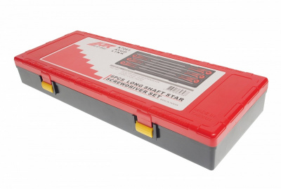 Набор отверток TORX T10х250мм-Т30х250мм удлиненных 6 предмета JTC-K7061
