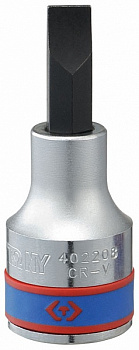 Насадка (бита) торцевая 1/2", Slotted, 0,8х1,2 мм, L = 60 мм KING TONY 402208