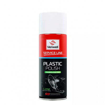 VENWELL VW-SL-035 Полироль пластика, Lime глянцевый (аэрозоль) 400мл