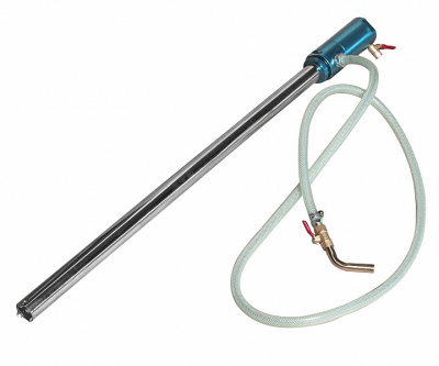 Насос с пневмоприводом, рабочее давление 30-100 Psi, внутр.диаметр шланга 1/2", расход до 7 л/мин, вязкость масла 0-120 JTC 