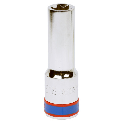 Головка торцевая Е-стандарт 1/2", E16, L = 77 мм 427516M King Tony
