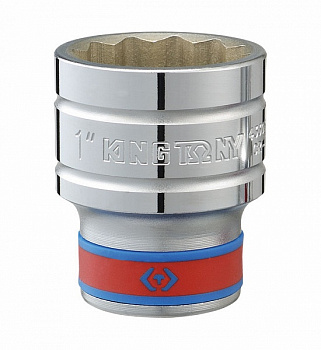 Головка торцевая стандартная двенадцатигранная 1/2", 15/16", дюймовая 433030S King Tony